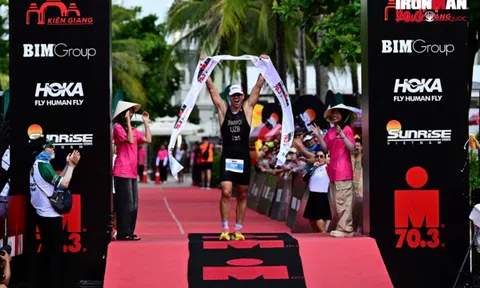 Kỷ lục mới được thiết lập từ hai nhà vô địch mới tại giải Bim Group Ironman 70.3 Phú Quốc 2024