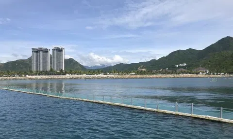 Phát hiện doanh nghiệp giăng phao nổi chiếm dụng mặt biển ở vịnh Nha Trang