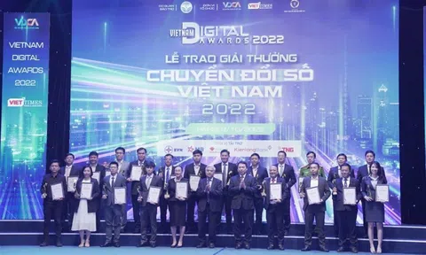 38 đơn vị sẽ được vinh danh tại Giải thưởng Chuyển đổi số Việt Nam 2023