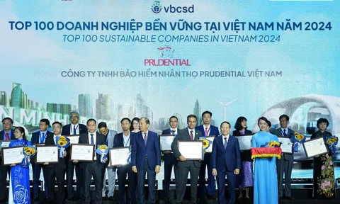 Prudential giữ vững vị thế top 'Doanh nghiệp bền vững tại Việt Nam'